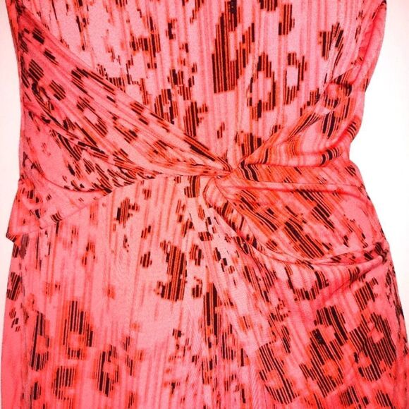 Metaphor Woman's Fitted Faux Wrap Animal Print Dress Size Small - Picture 5 of 11